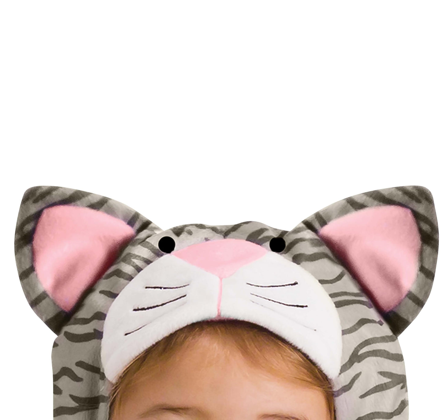 Fun World Costumes Toddler Striped Gray Kitten Costume 3T/4T, (116941)