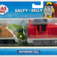 Thomas & Friends Motorized Toy Train Salty Battery-Powered Engine With Cargo Car For Pretend Play Preschool Kids Ages 3+ Years