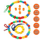 Bmtoys Lacing Beads For Kids - 70Pcs Threading Beads Occupational Therapy Toys For Kids Fine Motor Skills Developmental Activity Ot Toys