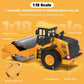 Kidditoy 7-Channel Remote Control Road Roller Toy, [2025 Upgraded] 1:18 Scale Construction Vehicle, 100Min Playtime, Realistic S