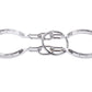 Magikon Traditional Brain Teaser, Classical Metal Horseshoe Puzzle (Silver, Normal)