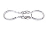 Magikon Traditional Brain Teaser, Classical Metal Horseshoe Puzzle (Silver, Normal)