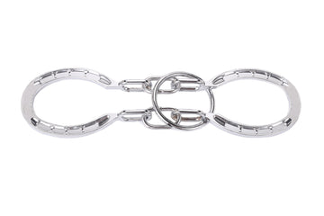 Magikon Traditional Brain Teaser, Classical Metal Horseshoe Puzzle (Silver, Normal)