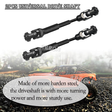 2pcs RC Drive Shaft 77-101mm for 1/10 SCX10,SCX10-II RTR,(77-101mm)
