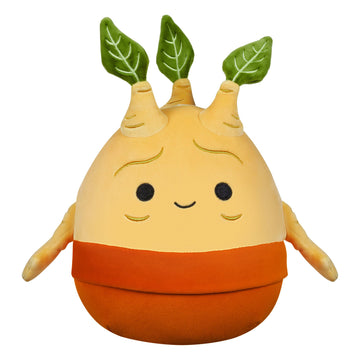 Squishmallows Harry Potter Mandrake Plush - 10-Inch Yellow - Soft Polyester - Model SQWB00151