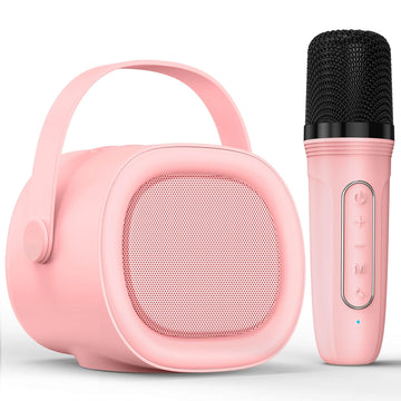 Lenrue Karaoke Machine For Kids With Wireless Microphone, 4 Magic Voices, Karaoke Toys For Girls Boys, Best Birthday Gifts For K