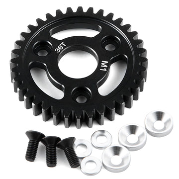 BRKRC Carbon Steel 1M 36T 38T 40T Main Spur Gear for 1/8 Tra-xxas Revo 2.5 3.3 Upgrade Parts (36T)