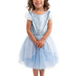 Little Adventures Cinderella Princess Party Dress - Machine Washable Child Pretend Play Costume Outfit with No Glitter (Small Age 1-3)