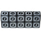 SmartDealsPro 10-Pack D6 Six Sides 16mm Dice Die for DND MTG PRG Wow Table Game Math Teaching (White Letter)