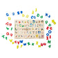 Melissa & Doug Wooden Alphabet Puzzle - 52 Pieces, Multi Color, Model 96128