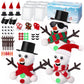GYGOT 6 Pack Christmas Crafts for Kids,Build a Snowman Kit,Christmas Stocking Stuffers for Girls, Boys,Modeling Clay DIY for Hol