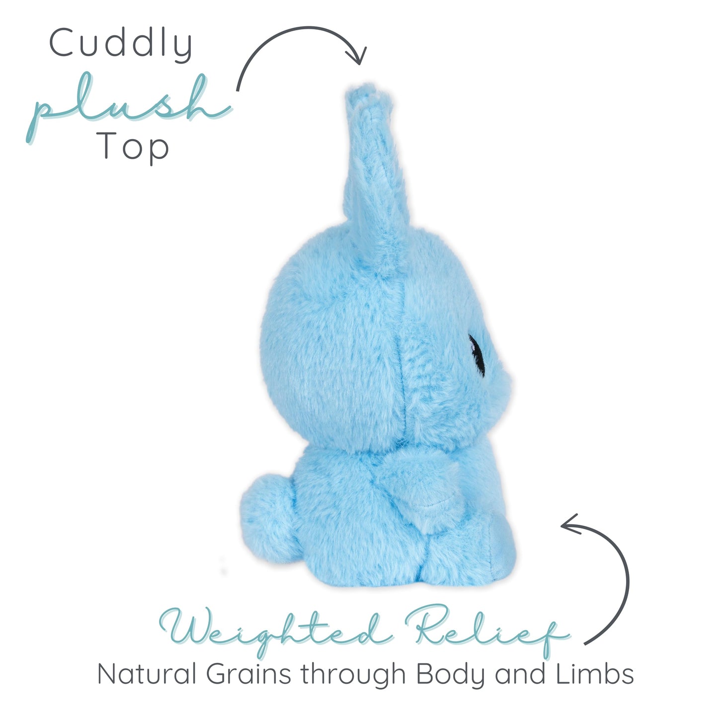 Warm Pals - Bippsy Bunny - 1.5Lbs - Cozy Microwavable Lavender Scented Plush Toys - Heated Stuffed Animal - Heatable Coolable Be