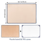 Tektalk Jigsaw Puzzle Board Portable Puzzle Mat For Puzzle Storage Puzzle Saver, Non-Slip Surface (Up To 1000 Pieces, Khaki)
