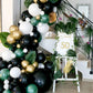 Partywoo Black Gold And Green Balloons, 60 Pcs 12 Inch Green Balloons, Black Balloons And Gold Balloons, Green Gold Black Balloons For Black Party Decorations, Green Birthday Decorations