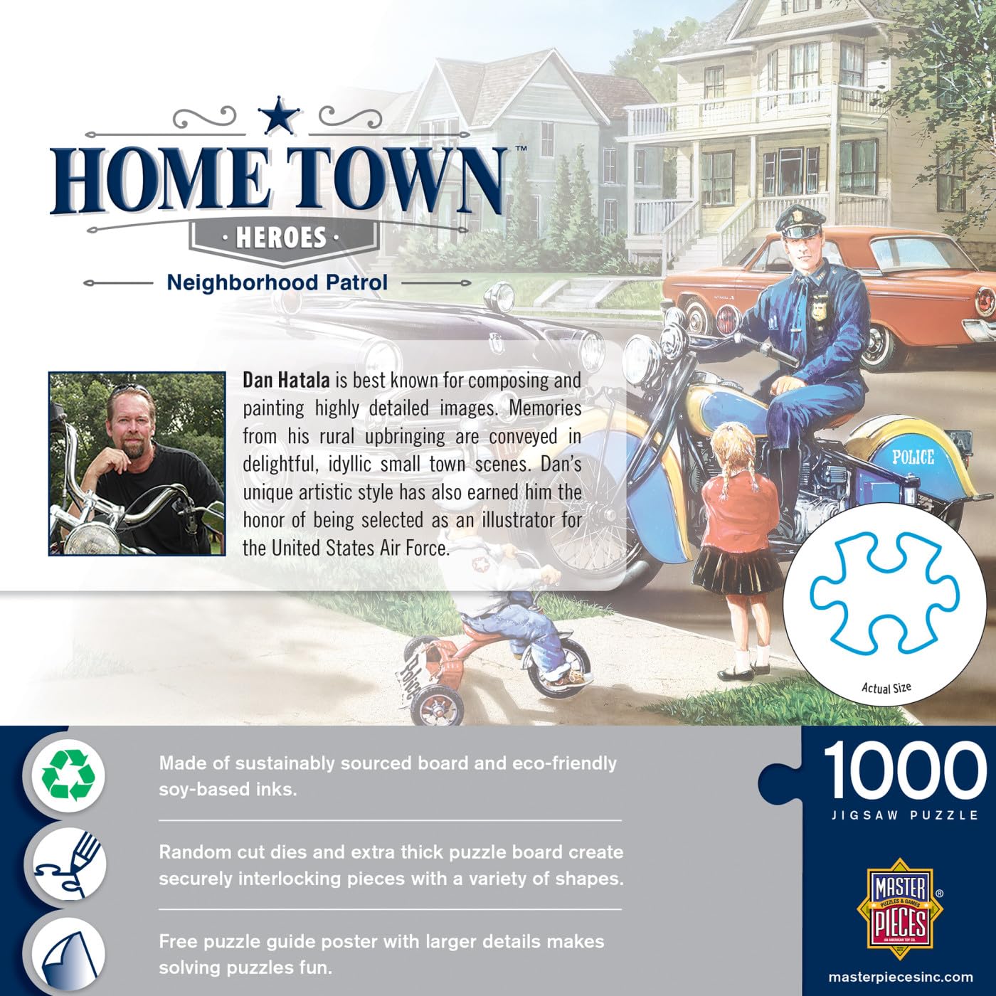 MasterPieces 1000 Piece Jigsaw Puzzle for Adults, Family, or Youth - Neighborhood Patrol - 19.25x26.75