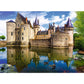 Trefl Castle In Sully-Sur-Loire, France 3000 Piece Jigsaw Puzzle Red 46'X33' Print, Diy Puzzle, Creative Fun, Classic Puzzle For Adults And Children From 15 Years Old
