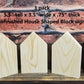 Unfinished Wood House Blocks For Crafts, Pine Wood Board Wooden House Blocks Craft Panels For Art And Crafts, Engraving, Paintin