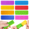 Sensory Fidget Toys Kids Adults: 8 Pack Textured Suction Toys For Autism Kids Calming - Sensory Stickers For Anxiety Relief Item