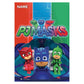 PJ Masks Birthday Party Supplies Favor Bundle Pack includes 8 Plastic Loot Bags, 8 Tattoos, 12 Pencils, 6 Sticker Sheets with 12
