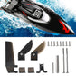 Voluxe Tail Rudder Parts for FT012, Steering Tail Rudder Parts, Steering Vane Tail Rudder Boat Parts Toy Boat Fits for FT012 Bru