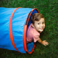 Pacific Play Tents 20513 Kids 9-Foot Institutional Crawl Play Tunnel, 9' X 22'' Diameter, Blue/Red