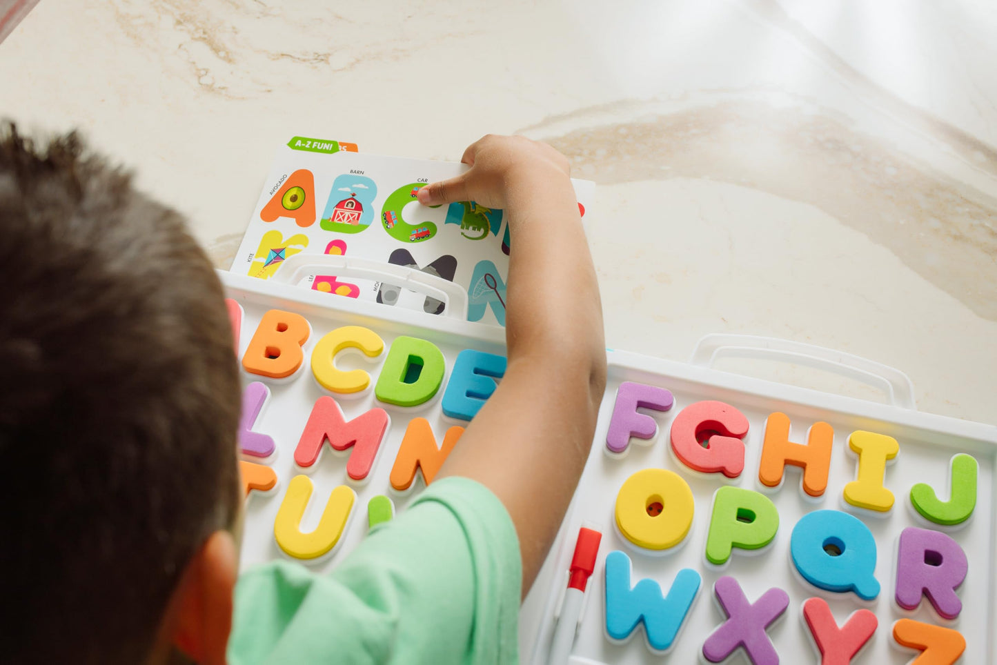 Chuckle & Roar - All About A-B-C'S Travel Case - On The Go Learning - Great For Preschoolers - Ages 3 And Up