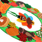 Fancy Land 16 Sets Thanksgiving Crafts for Kids Foam DIY Wreath Ornaments Craft Kits Fall Thanksgiving Activities Classroom Home