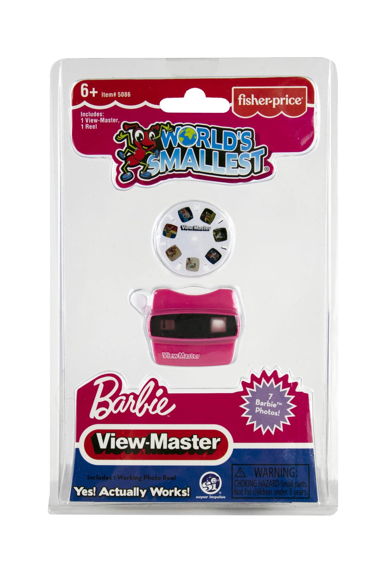 World'S Smallest Barbie Viewmaster, Pink