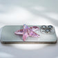 H&D HYALINE & DORA 2.8 Glass Starfish Figurine Handmade Blown Glass Starfish Figurine Tiny Glass Sea Animals Ornament for Aquarium Decor(Pink)