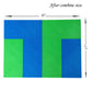 Dspitwod Base Plates 5 X10 Inch Variety Baseplates For Brick Block Building Compatible All Major Brands Blue And Green Baseboard With Pin-Hole (6-Pack)