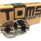 Tom's Fidgets Flippy Chain Fidget Toy - Stress Reducer for ADHD & Anxiety - Bike Chain Design - Black - Perfect for Adults & Kids