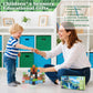 SSAWER Magnetic Blocks Toys for Kids, 100 PCS Building Blocks Cubes, Stacking Magnetic Tiles Toys for Kids Toddlers Boys Girls A