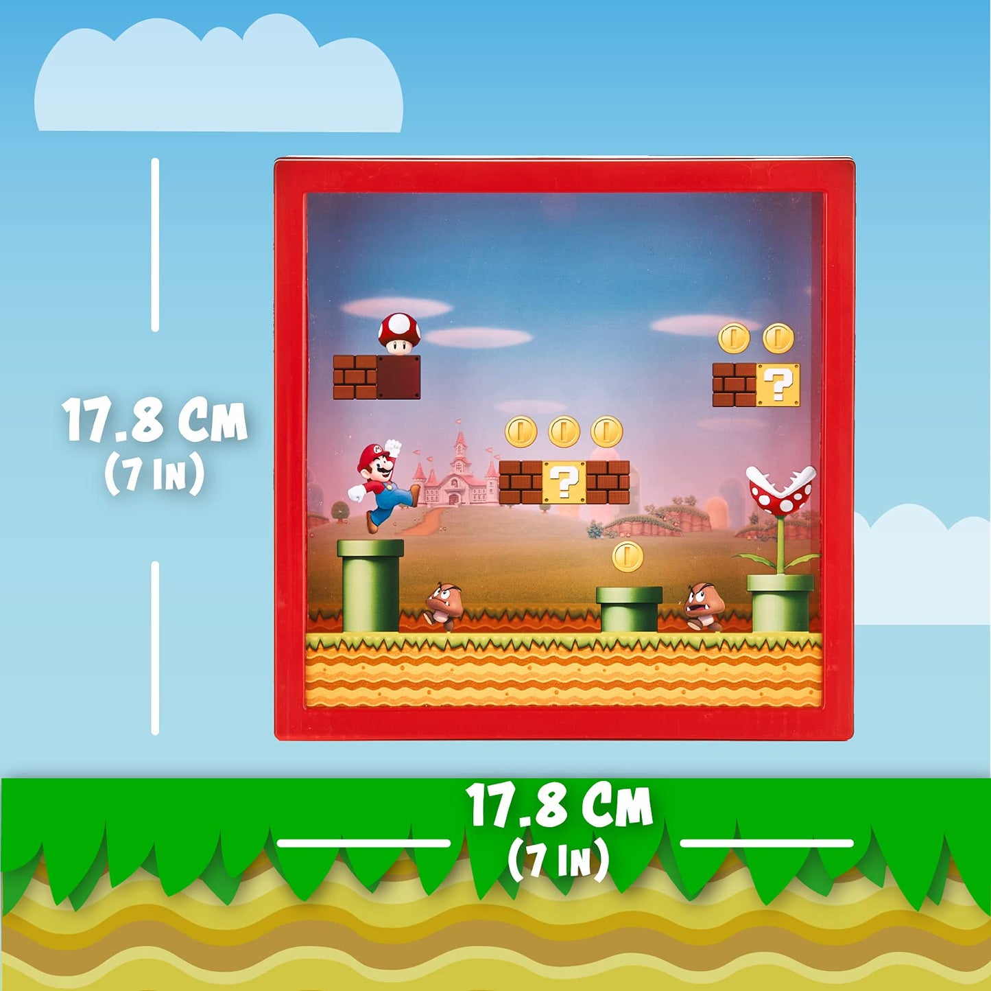 Super Mario Bros. Box Coin Bank, 18Cm (7')