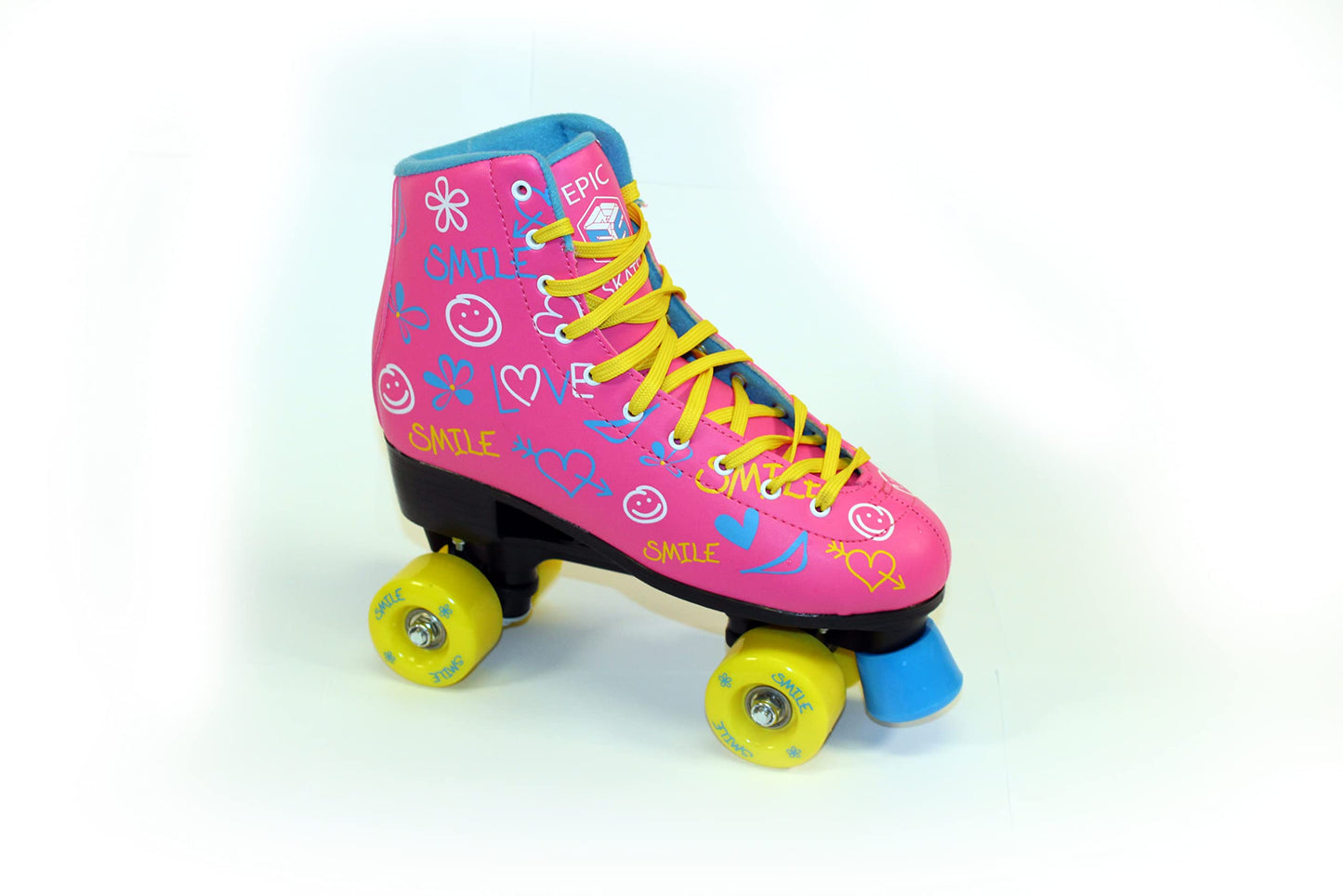 Epic Skates Blush Quad Roller Skates, Pink, Juvenile Size 10