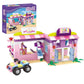 BRICK STORY Girls Friends Ice Cream Shop Building Set Pink Beach Ice Cream Dessert Store Building Blocks Toys with Beach Buggy Friends Beach Vacation Playset for Kids 6-12  317 Pieces