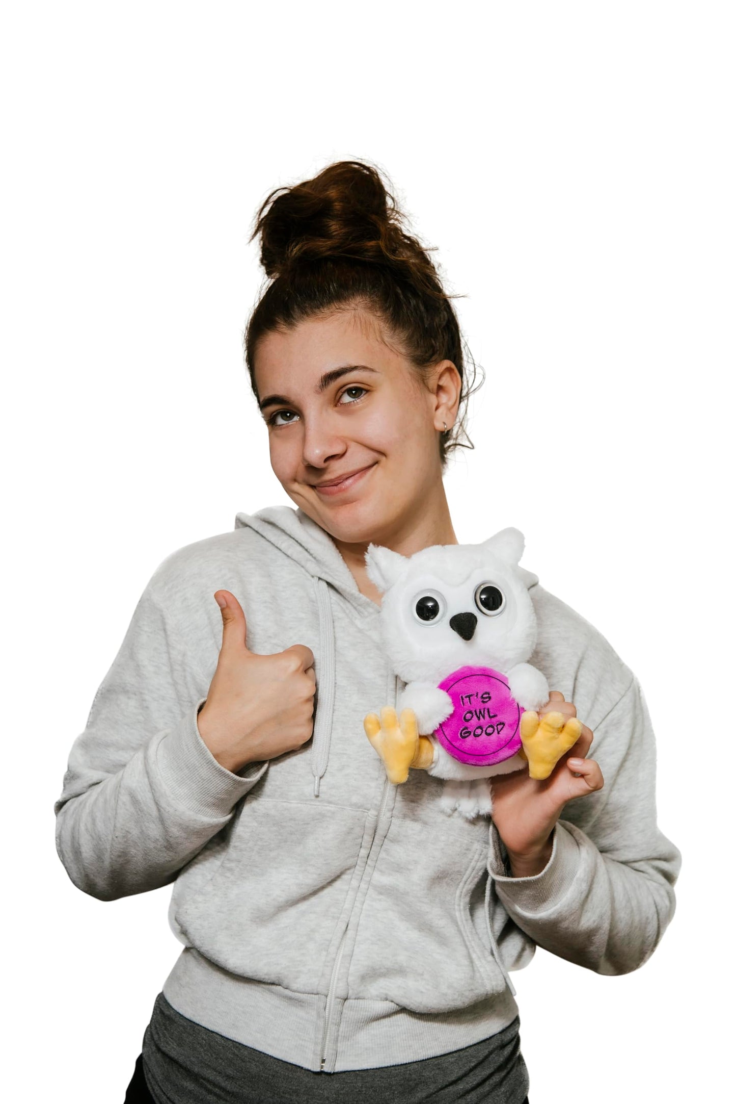 Punchkins Owl Plushie - It'S Owl Good Sassy Plush, Gift For Animal Lovers, Cute Plush Toy For Gifting