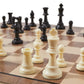 Weighted Chess Set, Tournament Style Pieces, Green Sky, Chess Game (Plastic)