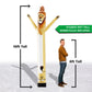LookOurWay Air Dancers Inflatable Tube Man Attachment - 10 Feet Tall Wacky Waving Inflatable Dancing Tube Guy for Business Promotion - Blower Not Included - Mascot Character Animal Themed - Lion