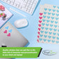 1/2 Inch (0.50) Heart Sticker Bulk Labels Sheets Diy Scrapbooking Stickers For Valentine'S Day, Stationery, Arts & Crafts 13Mm, 7560-Pack (Brown) By Royal Green