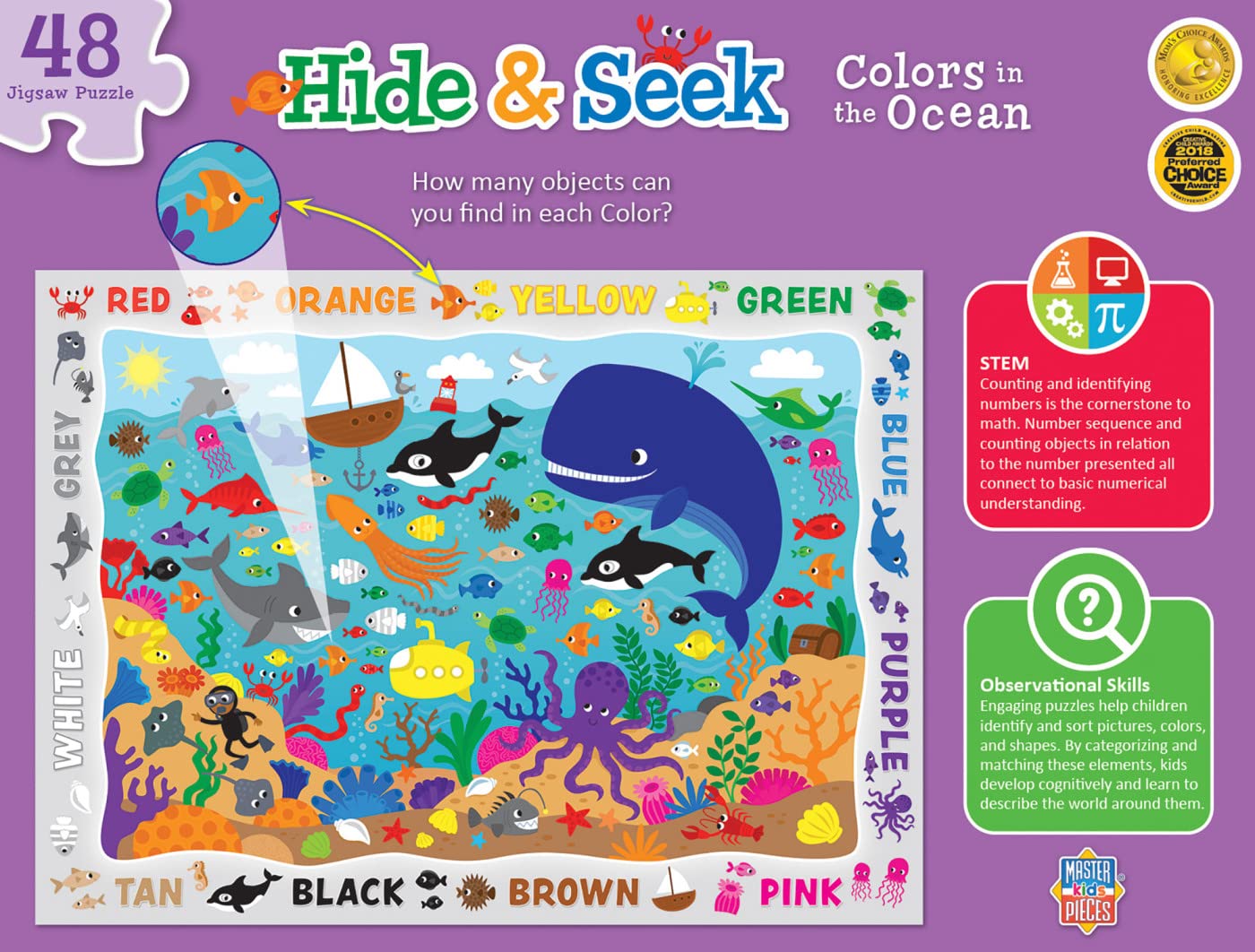 Color In The Ocean 48 Pc