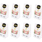 Sumerk 48 Pcs Cheers To 25 Stickers Large Bottle Stickers 25Th Birthday Stickers Card Seals 2 Inches Round Happy Birthday Party