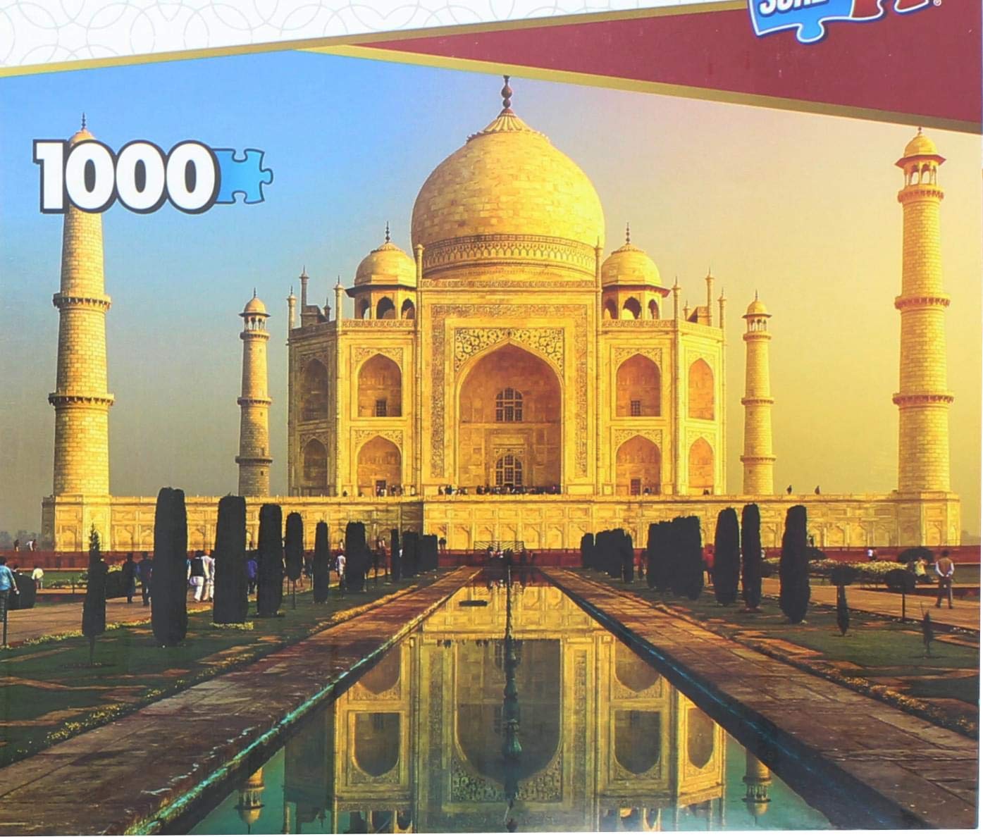 Set Of 2 Keepsakes 1000 Piece Jigsaw Puzzles | Neuschwanstein Castle/Taj Mahal
