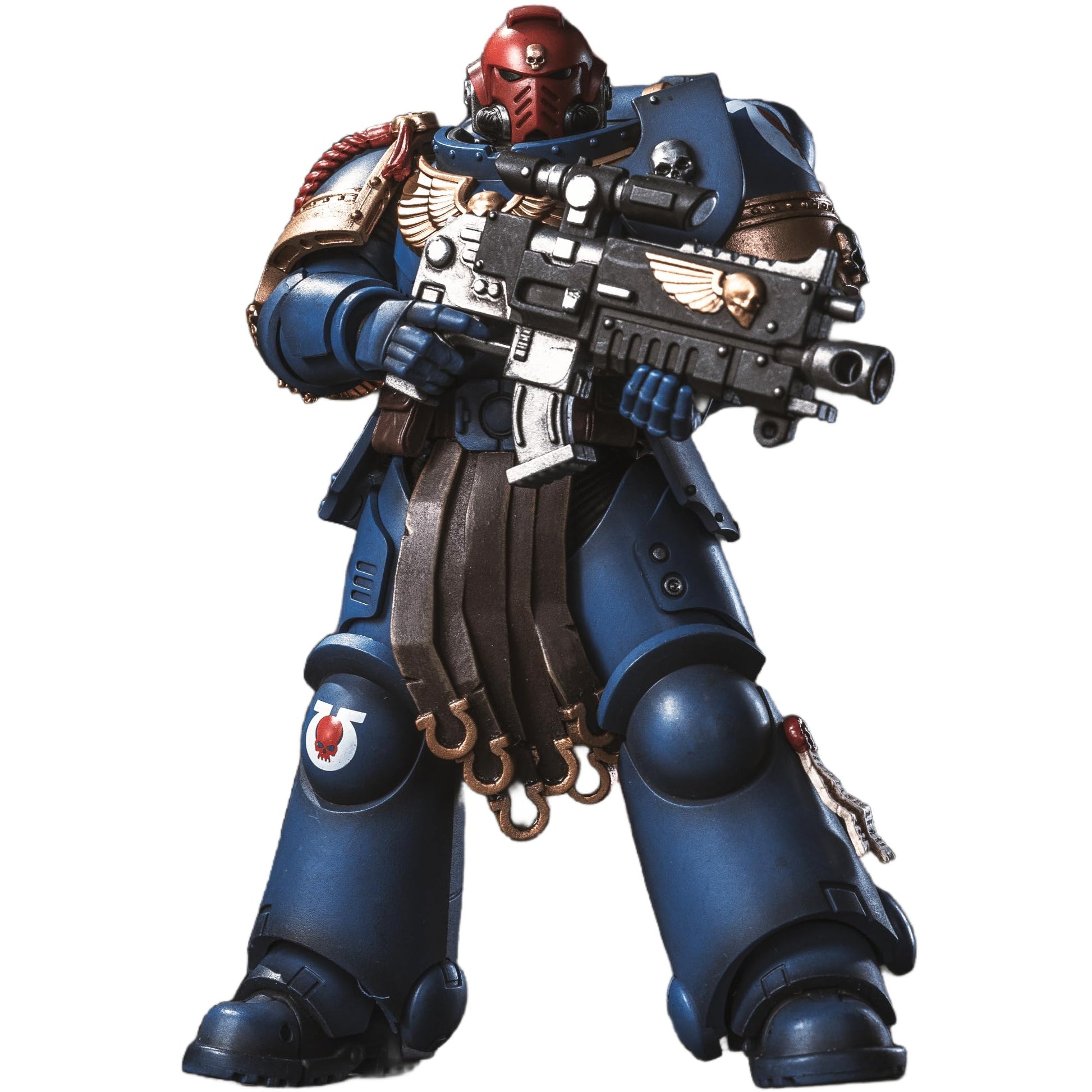 malt-inspiredISE JOYTOY 1/18 Action Figures - Warhammer Space Marine 2 Ultramarines Sergeant Gadriel - 5 Classic Character Collectible Age 15 and Above