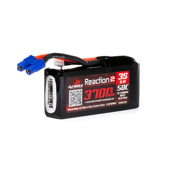 Dynamite Reaction2 11.1V 3700mAh 3S 50C LiPo 96mm EC3 DYNB37353 Car Batteries & Accessories