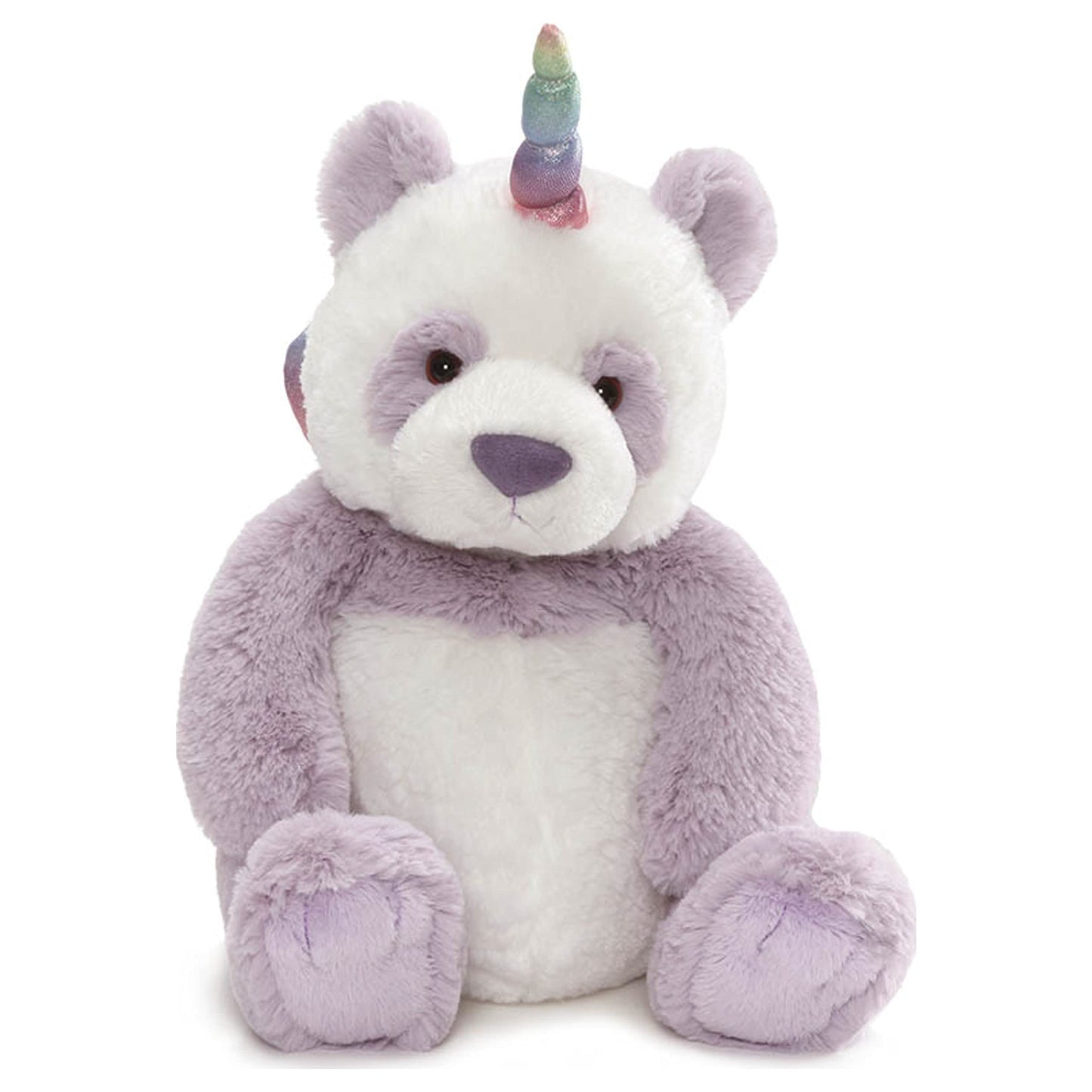 Gund Glitz Pandacorn Plush Stuffed Unicorn Panda Bear Unicorn Stuffed Animal, Plush Toy For Ages 1 And Up, Purple, 9''