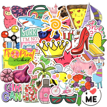 Qtl Vsco Stickers For Hydroflask Cute Stickers For Water Bottles Laptop Stickers For Girls Teens Waterproof Bulk Stickers 150Pcs
