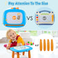 Smasiagon Magnetic Drawing Board for Toddlers, Blue, 10"W x 9.8"H, ABS, Early Learning Doodle Pad, Gifts for 1-3 Year Olds