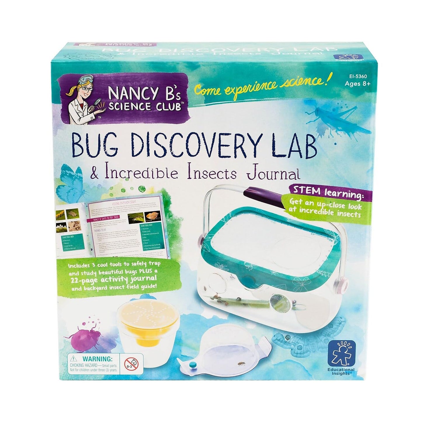 Educational Insights Nancy B'S Science Club Bug Discovery Lab: Kids Outdoor Toys, Collect & Study Bugs, Includes Pit Trap & Bug Catcher, Ages 8+