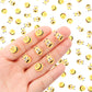 100 Pieces Tiny Bee Decor For Dollhouse Miniatures Resin Animals For Crafts Mini Bee Decorations For Fairy Garden Micro Landscap