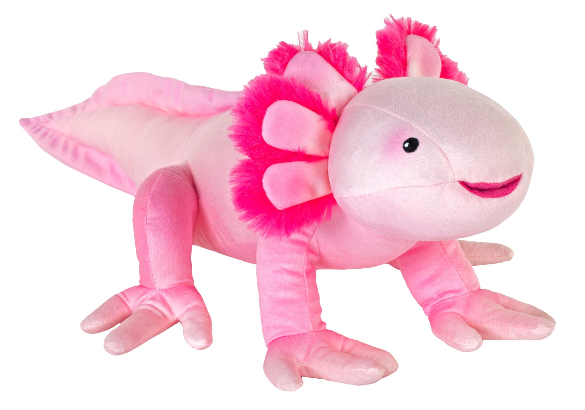 Wild Republic Cuddlekins Eco Axolotl, Stuffed Animal, 12 Inches, Plush Toy, Eco-Friendly